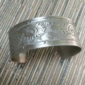 Vintage silver cuff bracelet